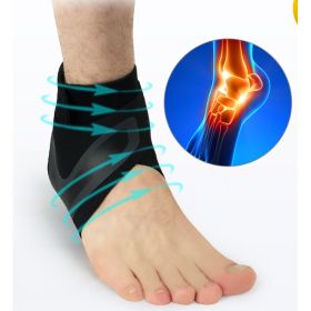 Ankle Support Brace Safety Running Basketball Sports Ankle Sleeves (Option: L-2pcs-Set)