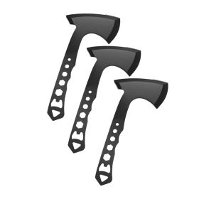 Throwing Axes with Wrench Fuctions for Recreation and Competition (Type: Tomahawk, Color: Black)